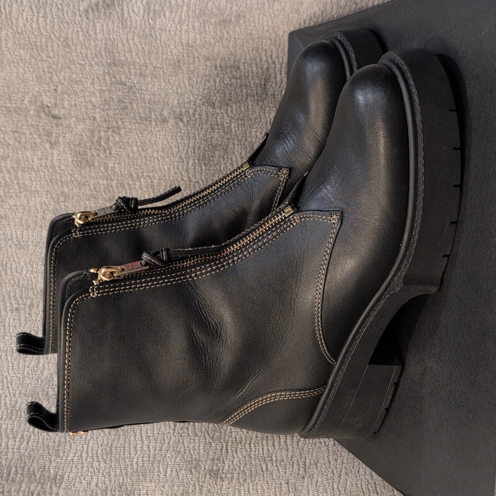 Coach Liza Leather Boots